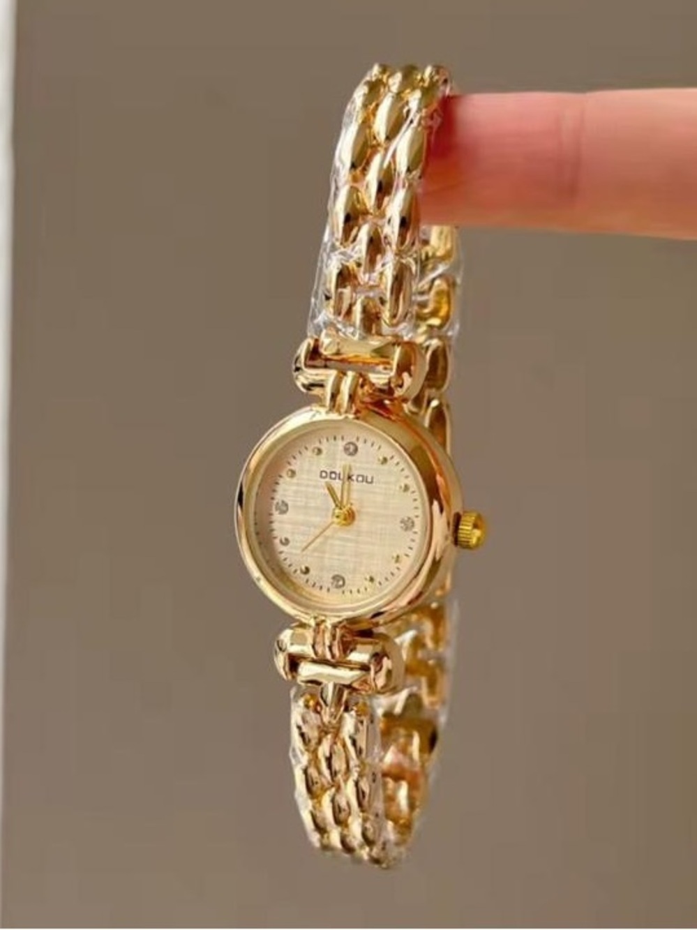 New Gold-Tone Women's Bracelet Watch